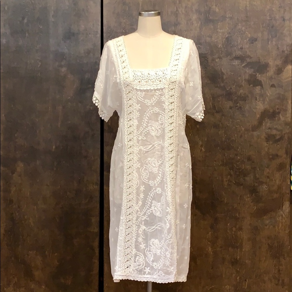 Johnny was embroidered dress